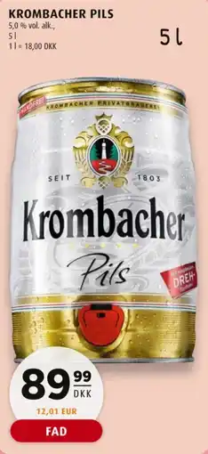 Scandinavian Park Krombacher Pils tilbud