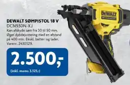 Davidsen DeWalt sømpistol 18 v dcn930n-xj tilbud