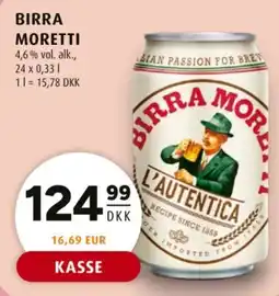 Scandinavian Park Birra Moretti tilbud