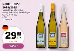 Scandinavian Park Noble House Riesling tilbud
