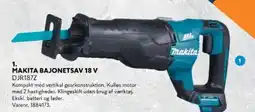 Davidsen Makita bajonetsav 18 v DJR187Z tilbud