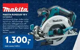 Davidsen Makita rundsav 18 v dhs680z tilbud