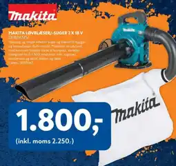 Davidsen Makita Løvblæser/-suger 2 x 18 V tilbud