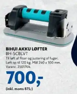 Davidsen Bihui akku løfter bh-scblvt tilbud