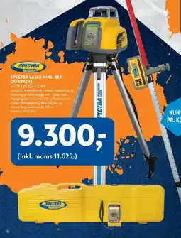 Davidsen Spectra Laser inkl. ben og stadie tilbud