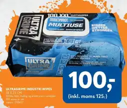 Davidsen Ultra Grime industri wipes tilbud