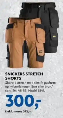 Davidsen Snickers Stretch Shorts tilbud
