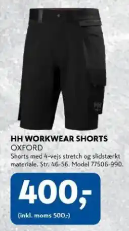 Davidsen Hh workwear shorts oxford tilbud