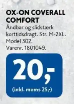 Davidsen Ox-on Coverall Comfort tilbud