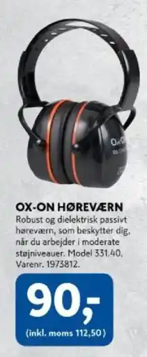 Davidsen Ox-on hørevern tilbud