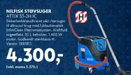 Davidsen Nilfisk støvsuger attix 33-2h ic tilbud