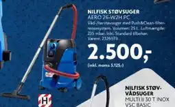 Davidsen Nilfisk støvsuger aero 26-w2h pc tilbud