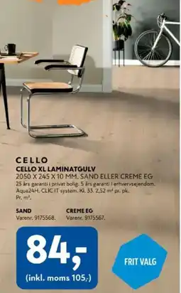 Davidsen Cello xl laminatgulv tilbud
