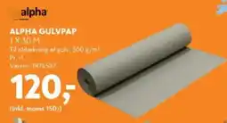 Davidsen Alpha gulvpap tilbud