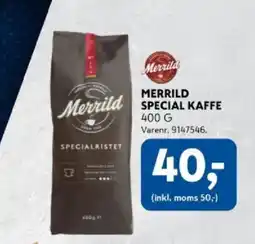 Davidsen Merrild special kaffe tilbud