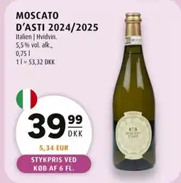 Scandinavian Park MOSCATO D’ASTI 2024/2025 tilbud