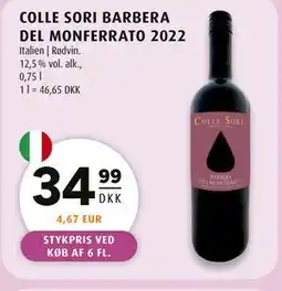 Scandinavian Park COLLE SORI BARBERA DEL MONFERRATO 2022 tilbud