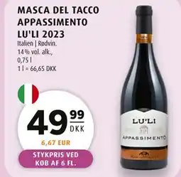 Scandinavian Park MASCA DEL TACCO APPASSIMENTO LU'LI 2023 tilbud