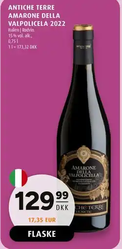 Scandinavian Park ANTICHE TERRE AMARONE DELLA VALPOLICELA 2022 tilbud