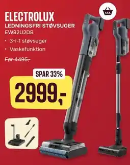 Skousen ELECTROLUX LEDNINGSFRI STØVSUGER EW82U2DB tilbud