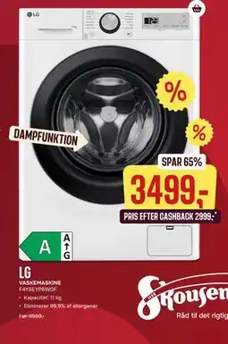 Skousen LG VASKEMASKINE F4Y5EYP6W0F tilbud