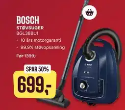 Skousen BOSCH STØVSUGER BGL38BU1 tilbud