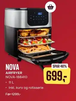 Skousen NOVA AIRFRYER NOVA-188410 tilbud
