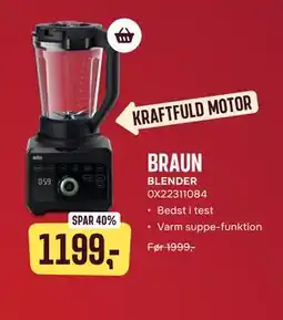Skousen BRAUN BLENDER 0X22311084 tilbud