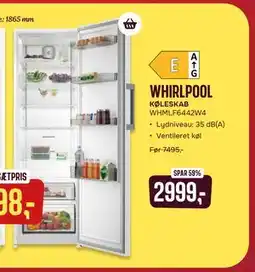Skousen WHIRLPOOL KØLESKAB WHMLF6442W4 tilbud