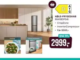 Skousen KØLE-FRYSESKAB RK418DPS4I tilbud