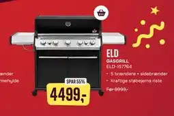 Skousen ELD GASGRILL ELD-157764 tilbud