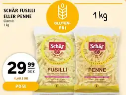 Scandinavian Park Schär Fusilli eller Penne tilbud
