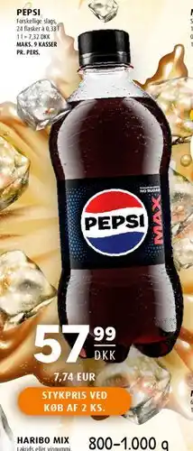 Scandinavian Park Pepsi (flaske) tilbud