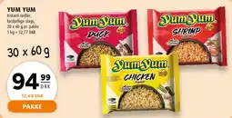 Scandinavian Park Yum Yum instant nudler (30 x 60 g) tilbud