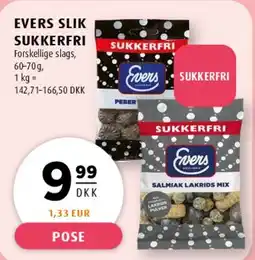 Scandinavian Park Evers Slik Sukkerfri tilbud