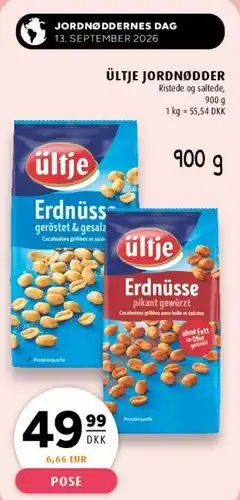 Scandinavian Park ültje Jordnødder tilbud