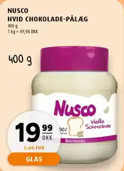 Scandinavian Park NUSCO HVID CHOKOLADE-PÅLÆG tilbud