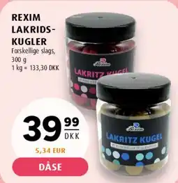 Scandinavian Park Rexim Lakrids-Kugler tilbud