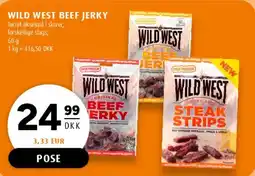Scandinavian Park Wild West Beef Jerky / Steak Strips tilbud