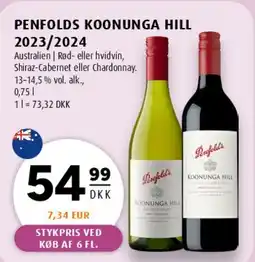 Scandinavian Park PENFOLDS KOONUNGA HILL 2023/2024 tilbud