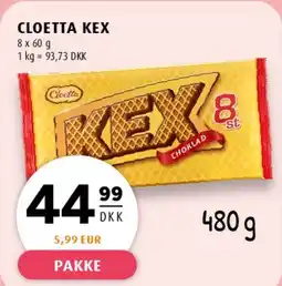 Scandinavian Park Cloetta Kex tilbud