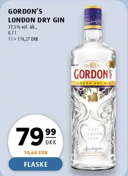 Scandinavian Park Gordon's London Dry Gin tilbud