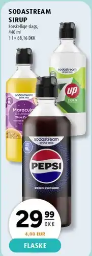 Scandinavian Park SODASTREAM SIRUP / PEPSI tilbud