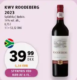Scandinavian Park KWV ROODEBERG 2023 tilbud