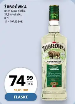 Scandinavian Park Żubrówka Bison Grass Vodka tilbud