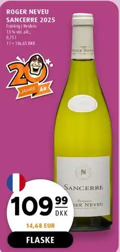 Scandinavian Park ROGER NEVEU SANCERRE 2025 tilbud
