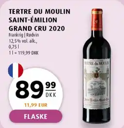 Scandinavian Park TERTRE DU MOULIN SAINT-ÉMILION GRAND CRU 2020 tilbud