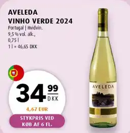 Scandinavian Park AVELEDA VINHO VERDE 2024 tilbud