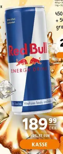 Scandinavian Park Red Bull Energy Drink (kasse) tilbud