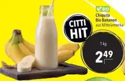 Citti Chiquita Bio Bananen tilbud